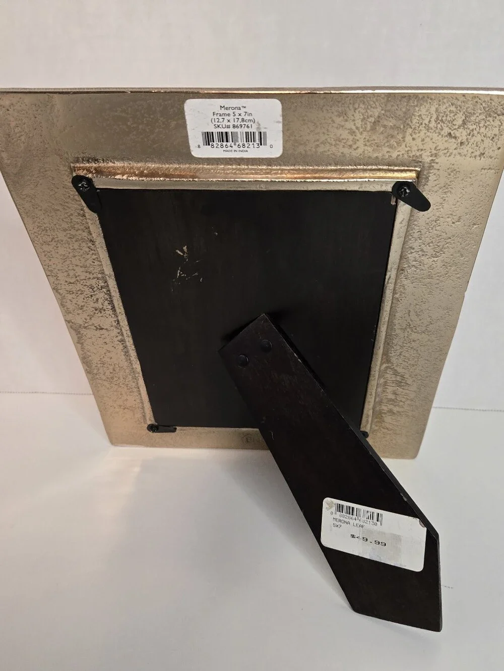 Lenox Merona Gold Metal Leaf-Embossed Picture Frame For 5x7 Picture